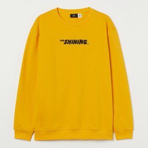 H&M WB THE SHINING MEN YELLOW CREWNECK REGULAR FIT L